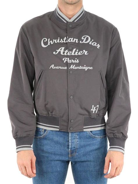 christian dior leather jacket mens|Christian Dior atelier jacket.